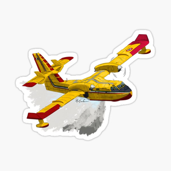 Water Bomber Sticker by Statepallets Redbubble