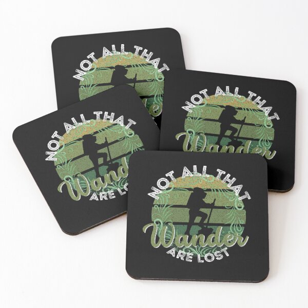 Item preview, Not All That Wander Are Lost - Forest Theme | Distressed Style designed and sold by Onewivnacher.