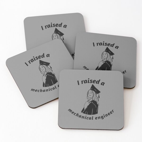Item preview, I Raised a Mechanical Engineer - Female Graphic - University / College Graduation - Graduatees designed and sold by GraduaTees.