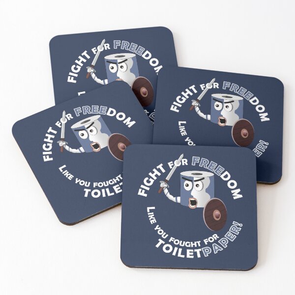 Item preview, Fight for freedom like you fought for toilet paper (English) designed and sold by GiborDesign.