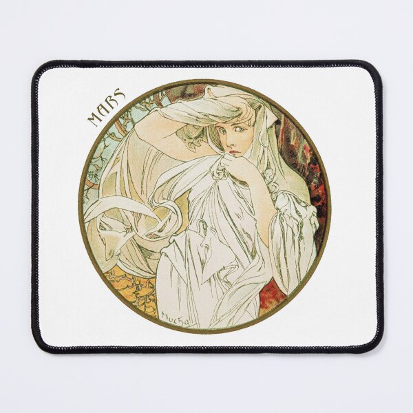 Item preview, March - Alphonse Mucha - Art Nouveau - Vintage Art designed and sold by RickE.