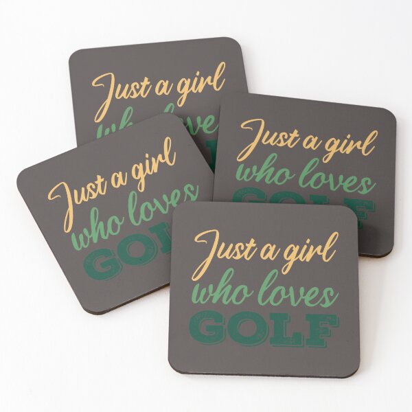 Item preview, Just a Girl Who Loves Golf designed and sold by Koala Designs.