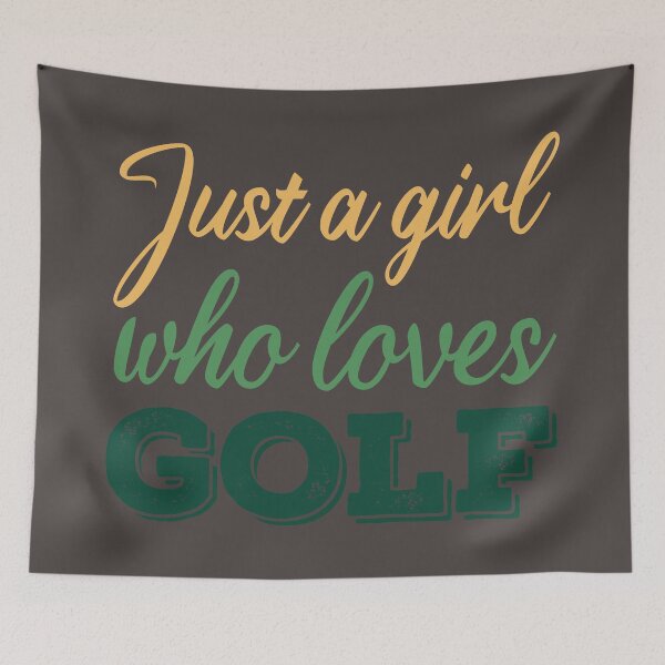 Item preview, Just a Girl Who Loves Golf designed and sold by Koala Designs.