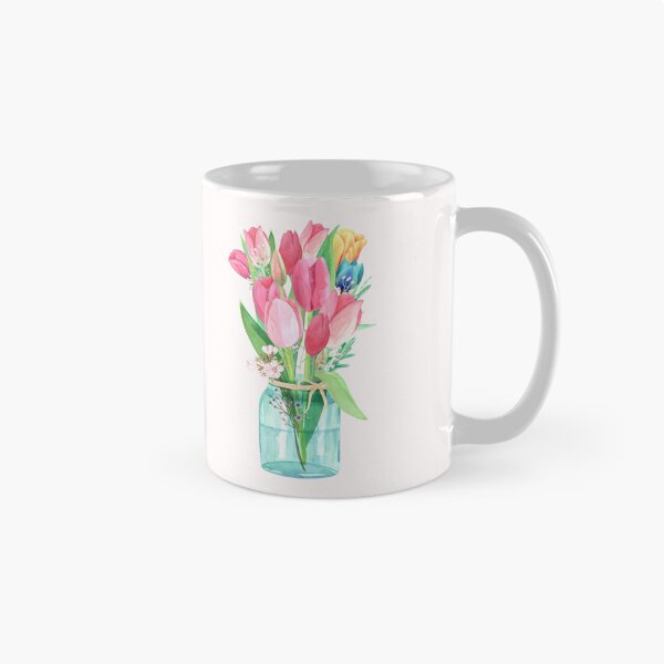 Item preview, Watercolor Tulips Flowers Art designed and sold by virillanissa.