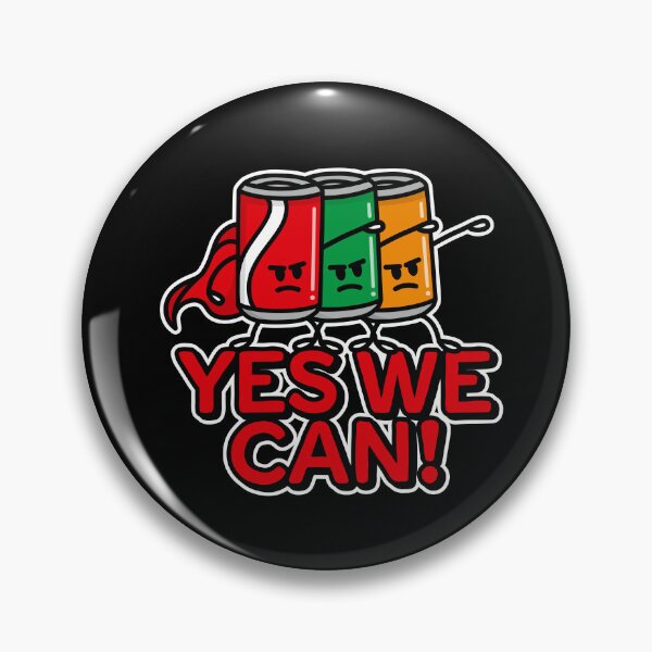 Item preview, Yes we can, superhero, Soda cans Team Building pun designed and sold by LaundryFactory.