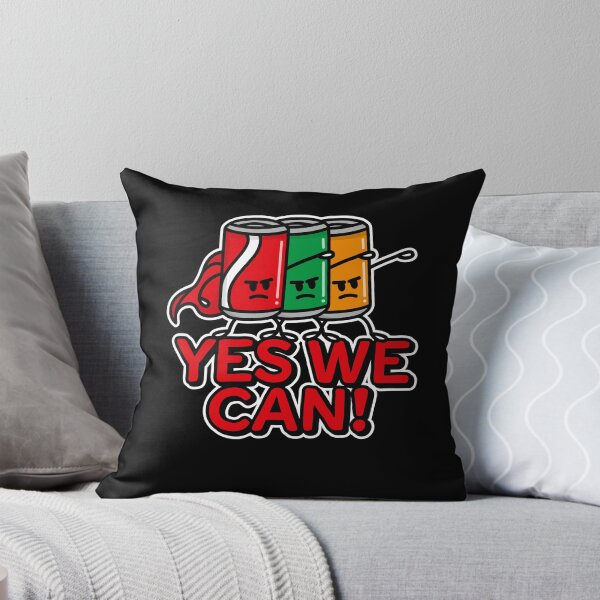 Item preview, Yes we can, superhero, Soda cans Team Building pun designed and sold by LaundryFactory.