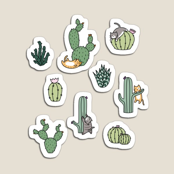 Item preview, Cacti Cats designed and sold by Shopzoki.
