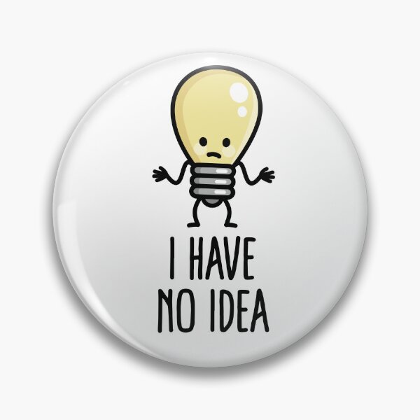 Item preview, Funny Writer's block Light bulb I have no idea, artists nerd designed and sold by LaundryFactory.