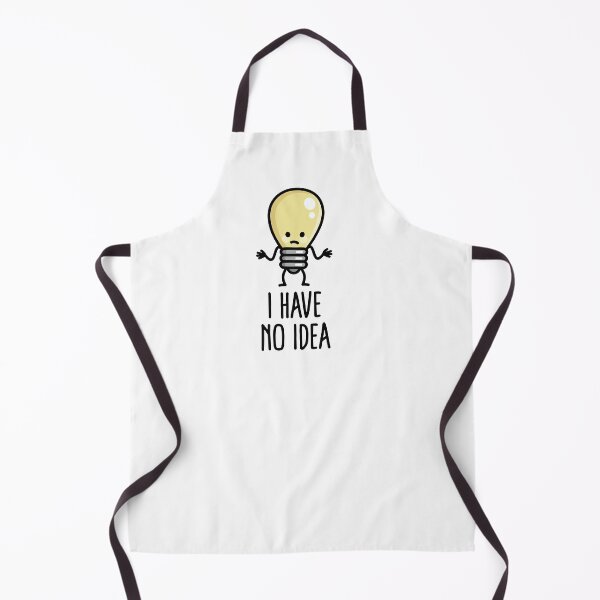 Item preview, Funny Writer's block Light bulb I have no idea, artists nerd designed and sold by LaundryFactory.