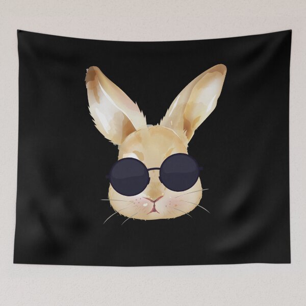 Item preview, Cute Bunny Face With Sunglasses For Boys Men Kids Funny Happy Easter Day Gift  designed and sold by pedrored369.