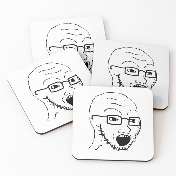 Item preview, soyjak face designed and sold by purplepinkdrgn.