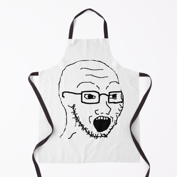 Item preview, soyjak face designed and sold by purplepinkdrgn.