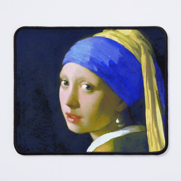 Item preview, Ukraine Flags Colors Girl with a Pearl Earring by Johannes Vermer Digital Remastered Edition dedicated to Ukrainian women...blue ver. designed and sold by M-Infinite.