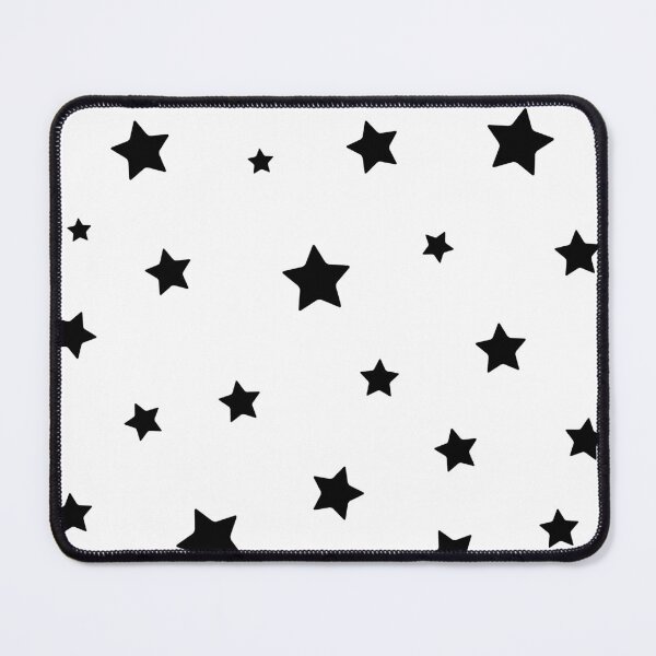 Item preview, Black mini stars pattern designed and sold by Green Sky.