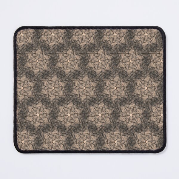 Item preview, Black Beige Geometric Lace Patterns 2 designed and sold by BilgePaksoylu.