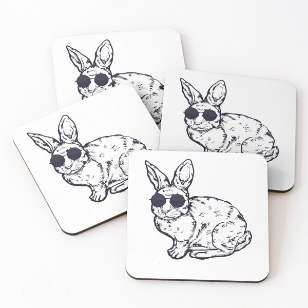 Item preview, Cute Hand Drawn Bunny With Sunglasses For Boys Men Kids Funny Happy Easter Day Present designed and sold by pedrored369.