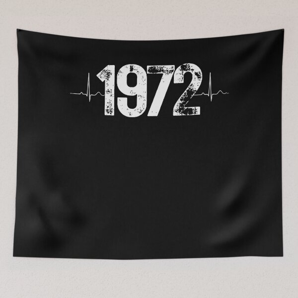 Item preview, 50 Year Old Birthday Gift Heartbeat 1972 designed and sold by UniqueBPresent.
