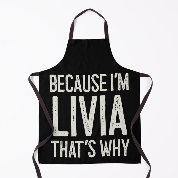 Item preview, Because I’m Livia That’s Why Funny Personalized Name designed and sold by MariosNydras.