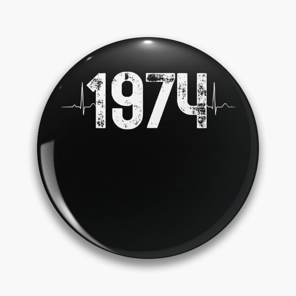 Item preview, 48 Year Old Birthday Gift Heartbeat 1974 designed and sold by UniqueBPresent.