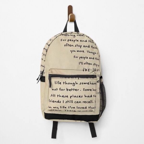 Item preview, In My Life Song lyrics Poster - In My Life 2009 - In My Life For Fan designed and sold by HerBertTeee.