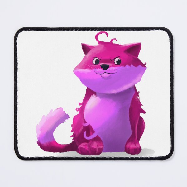 Item preview, Pink cat on white background  designed and sold by elgreko.