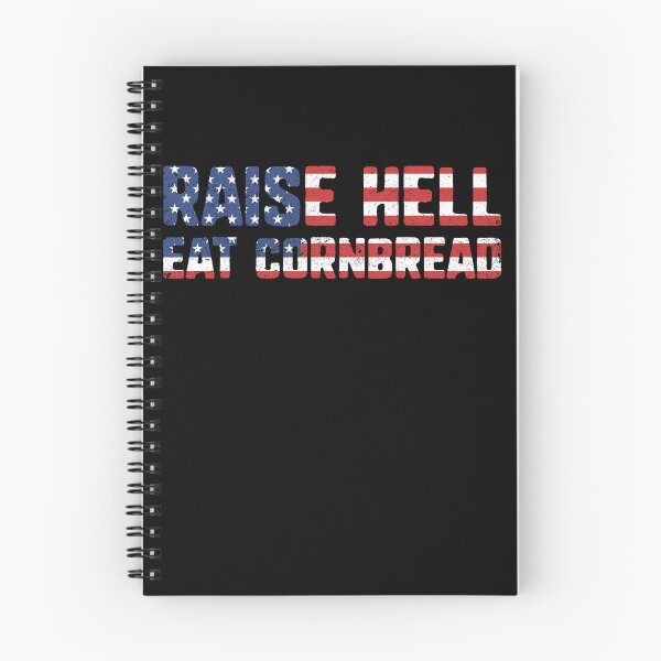 Item preview, Raise Hell Eat Cornbread Redneck Southern USA Flag Cornbread Gear designed and sold by DynamicDesign.