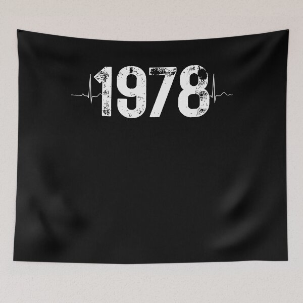 Item preview, 44 Year Old Birthday Gift Heartbeat 1978 designed and sold by UniqueBPresent.