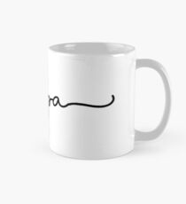 Niedliches schwarzes Kappa-Skript Tasse (Standard)