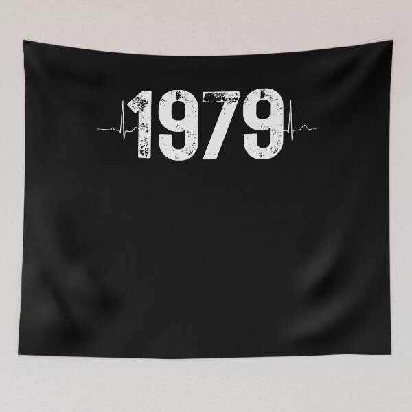 Item preview, 43 Year Old Birthday Gift Heartbeat 1979 designed and sold by UniqueBPresent.