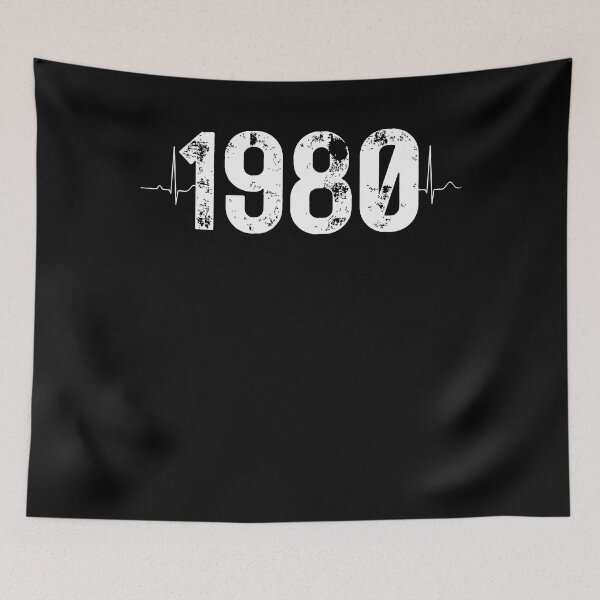 Item preview, 42 Year Old Birthday Gift Heartbeat 1980 designed and sold by UniqueBPresent.