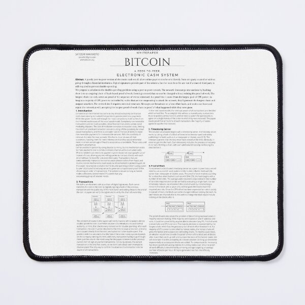 Item preview, BITCOIN WHITE PAPER designed and sold by Windsart.