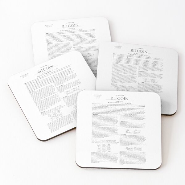 Item preview, BITCOIN WHITE PAPER designed and sold by Windsart.
