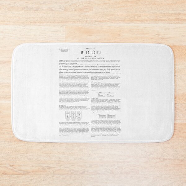 Item preview, BITCOIN WHITE PAPER designed and sold by Windsart.