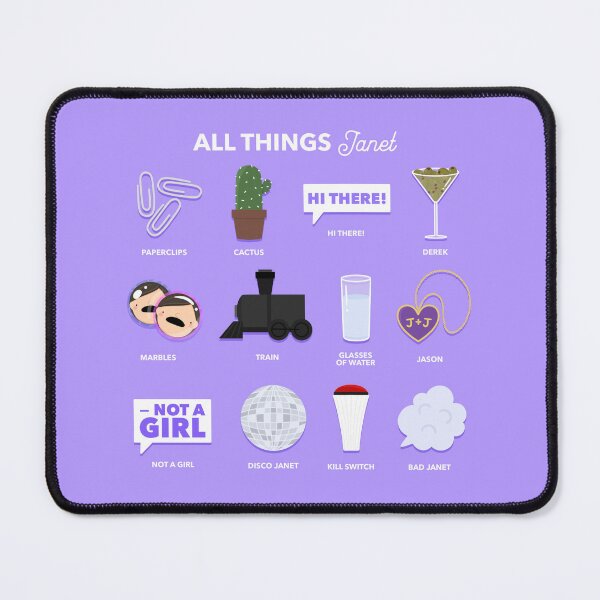 Item preview, The Good Place All Things Janet designed and sold by cutermelon.