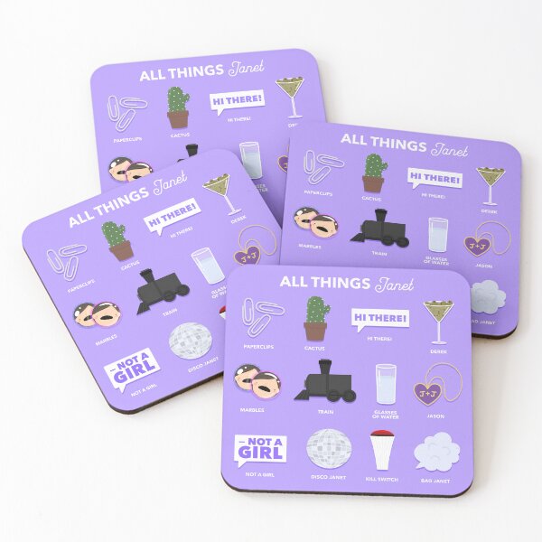 Item preview, The Good Place All Things Janet designed and sold by cutermelon.