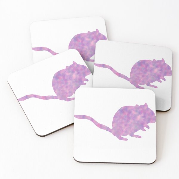 Item preview, Pink/purple watercolour gerbil designed and sold by Becky-Marie.