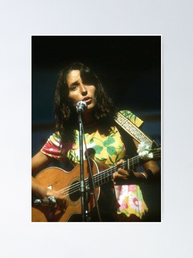 “Joan Baez - Poster” Poster for Sale by Tamiko4 | Redbubble