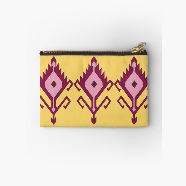 Item preview, Bukhara motif pink line designed and sold by sriknick.