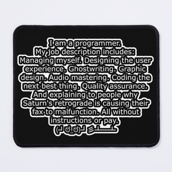 Item preview, I am a programmer. designed and sold by Saltome.