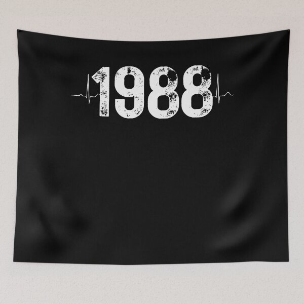 Item preview, 34 Year Old Birthday Gift Heartbeat 1988 designed and sold by UniqueBPresent.