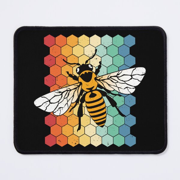 Item preview, Retro Bee and Honeycomb designed and sold by mrhighsky.