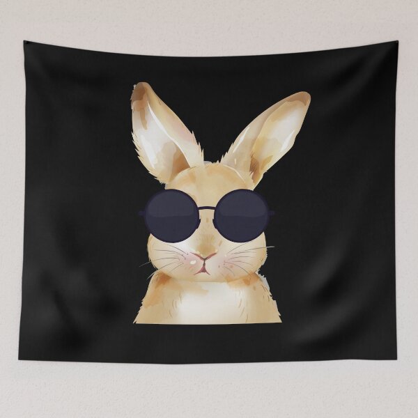 Item preview, Cute Watercolor Bunny With Sunglasses For Boys Men Kids Funny Happy Easter Day Present designed and sold by pedrored369.