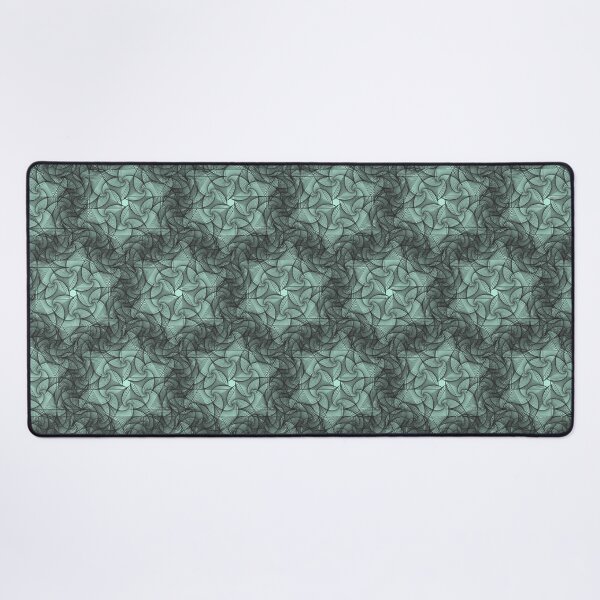 Item preview, Black Green Geometric Lace Patterns 2 designed and sold by BilgePaksoylu.