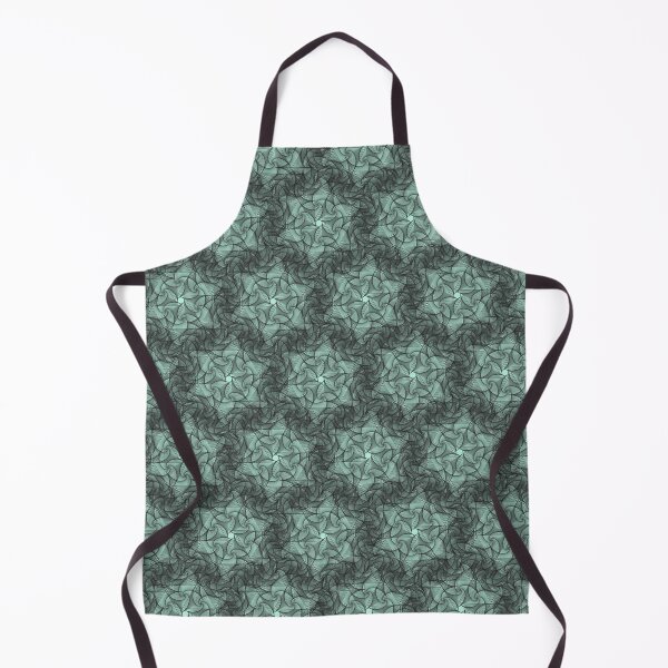 Item preview, Black Green Geometric Lace Patterns 2 designed and sold by BilgePaksoylu.