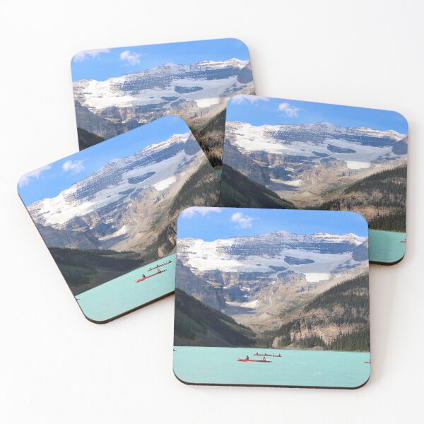 Item preview, Canoes on Lake Louise designed and sold by Angela E.L. Clements.