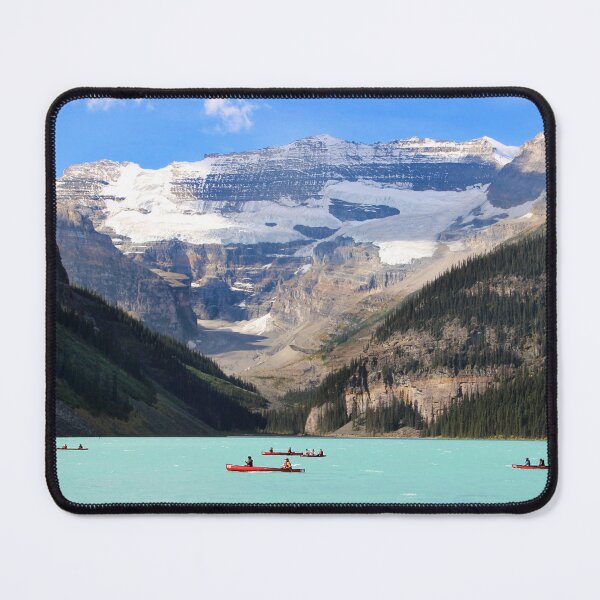 Item preview, Canoes on Lake Louise designed and sold by Angela E.L. Clements.