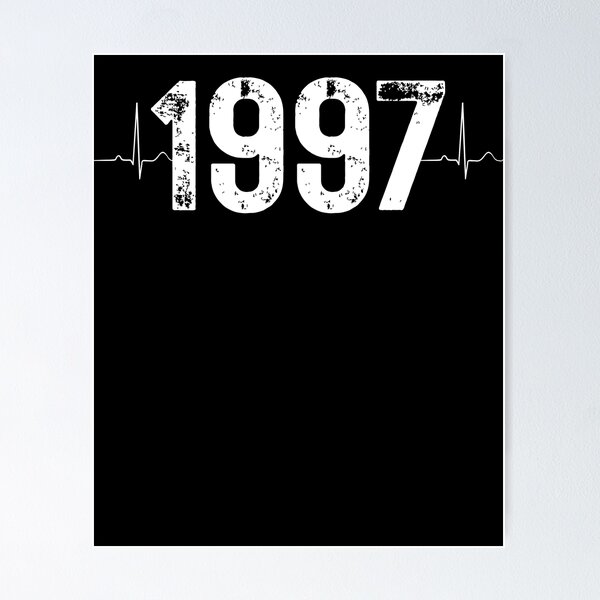 Item preview, 25 Year Old Birthday Gift Heartbeat 1997 designed and sold by UniqueBPresent.