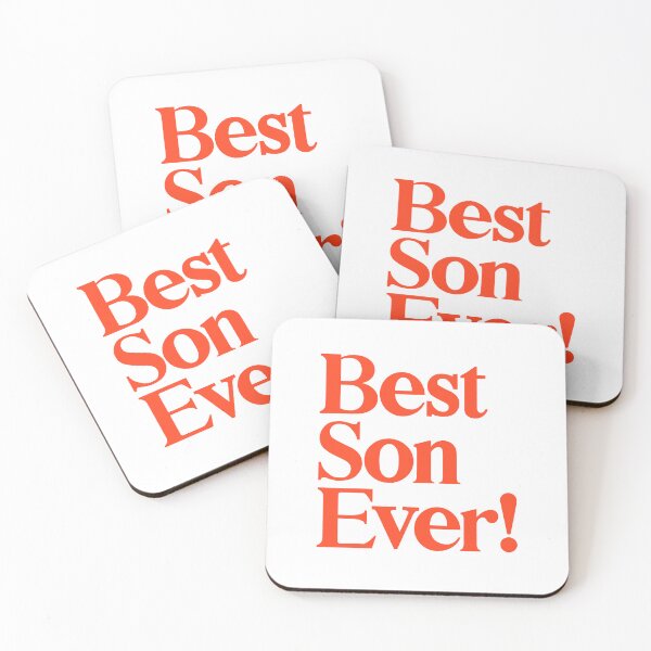 Item preview, Best Son Ever - Best Gift for Son - Red designed and sold by heyluckyseven.