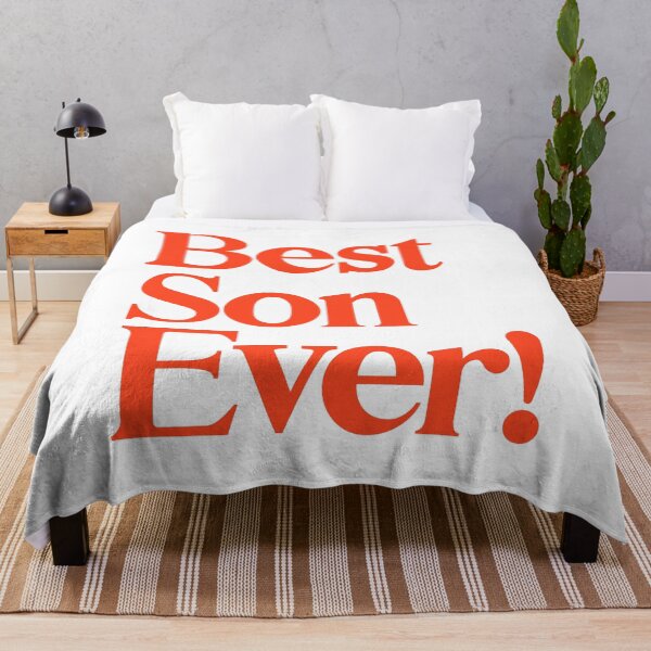 Item preview, Best Son Ever - Best Gift for Son - Red designed and sold by heyluckyseven.