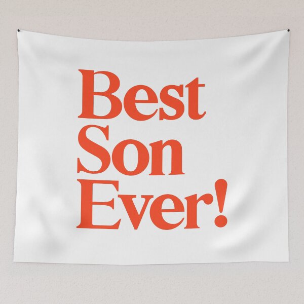 Item preview, Best Son Ever - Best Gift for Son - Red designed and sold by heyluckyseven.